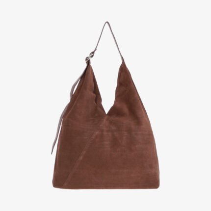 Ashwood Leather Brown Suede Bag